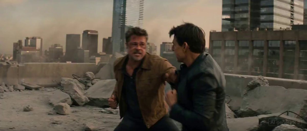 Brad Pitt and Tom Cruise Fight Scene