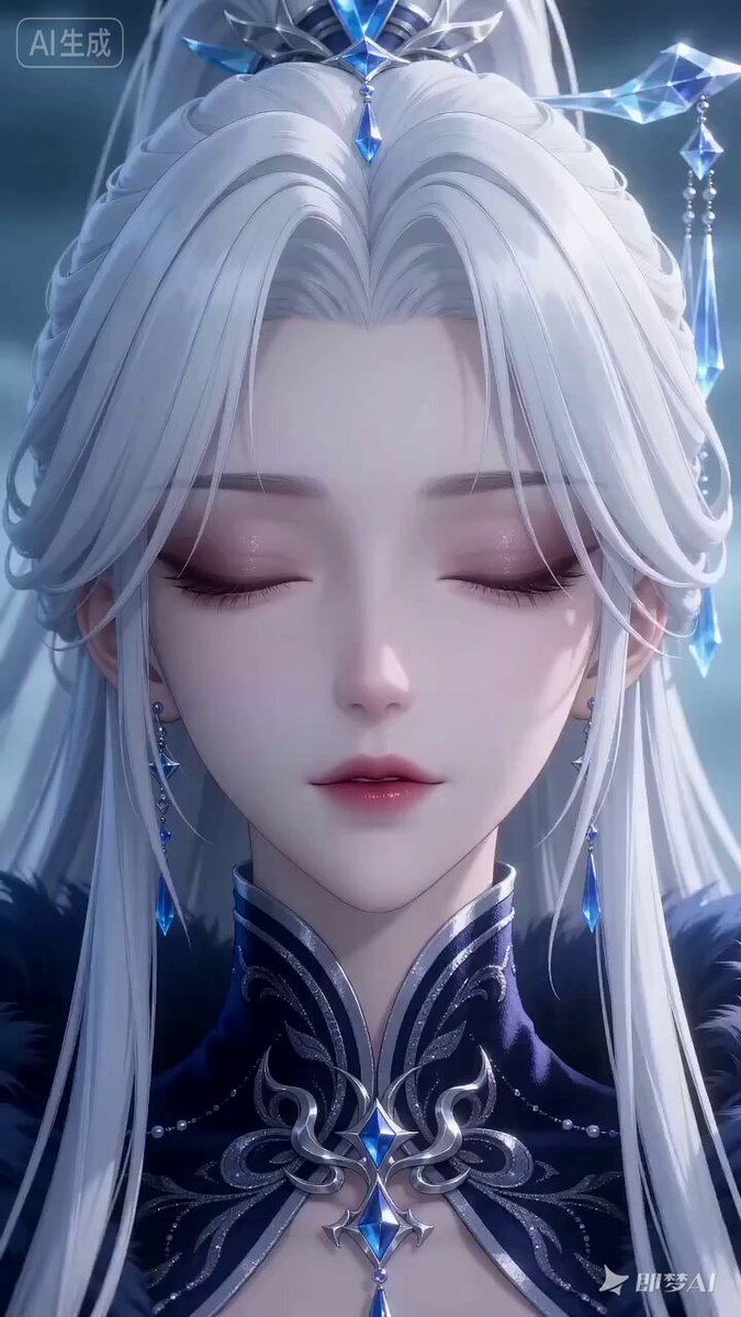 Seedance 2.0 : Prompt pour une fille aux cheveux blancs de style anime