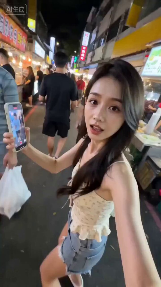 臺灣女友夜市視角