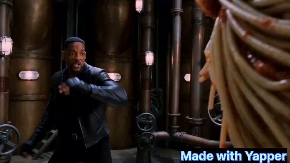 Will Smith kämpft gegen ein Spaghettimonster