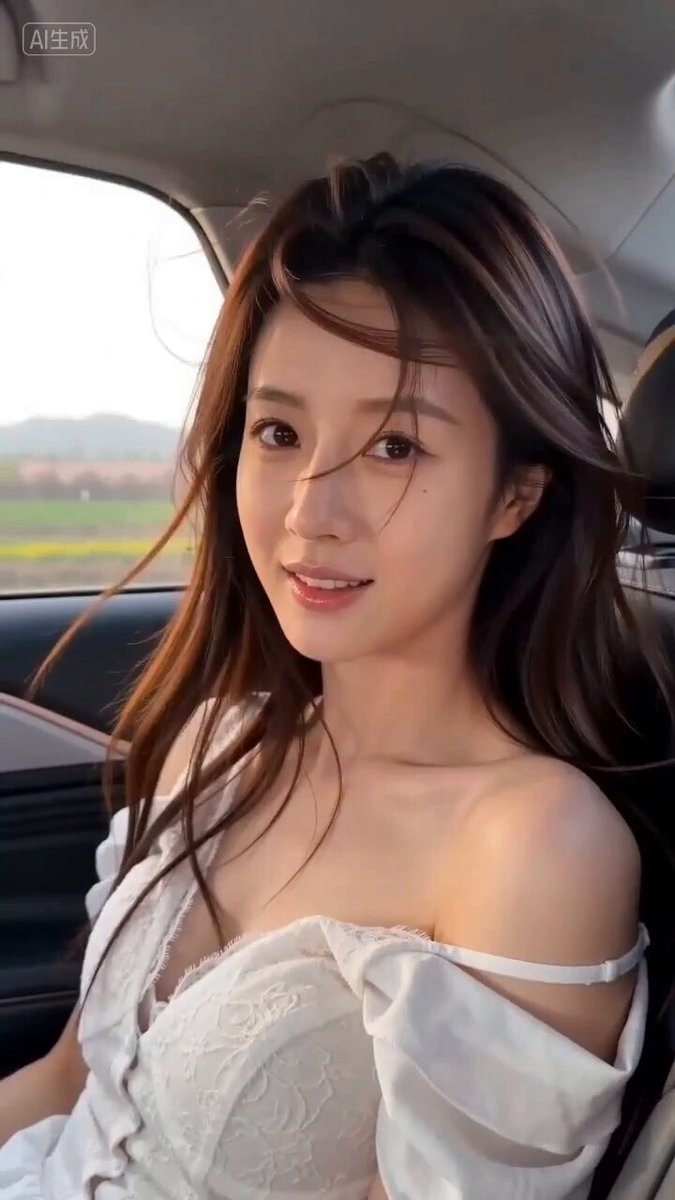 Cinematic Video Prompt for Seedance 2.0: Woman in a Car with Wind and Cherry Blossoms