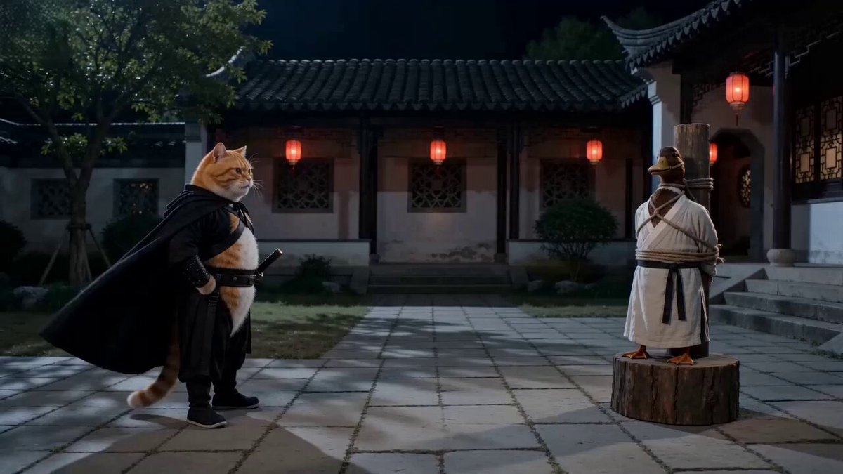 Comédie Wuxia : Chat Héros, Canard Érudit et Chien Husky Docteur