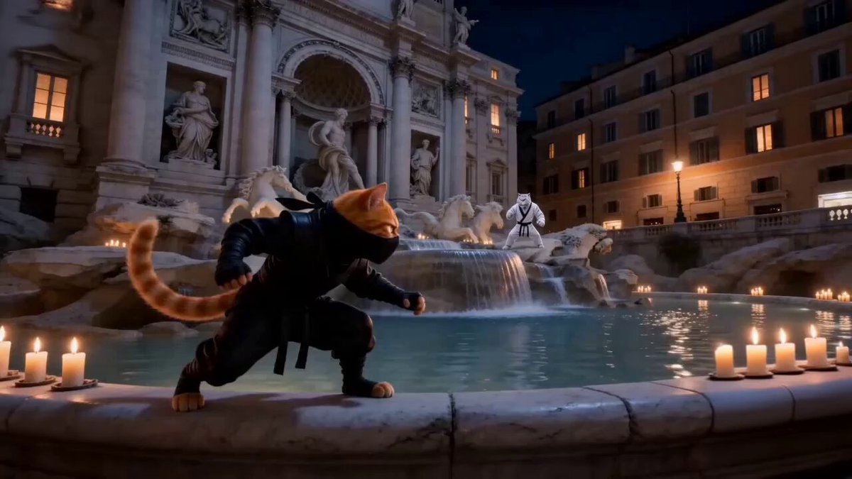 Épopée d'arts martiaux et voyage temporel urbain : Chat Ninja contre Guerrier Tigre