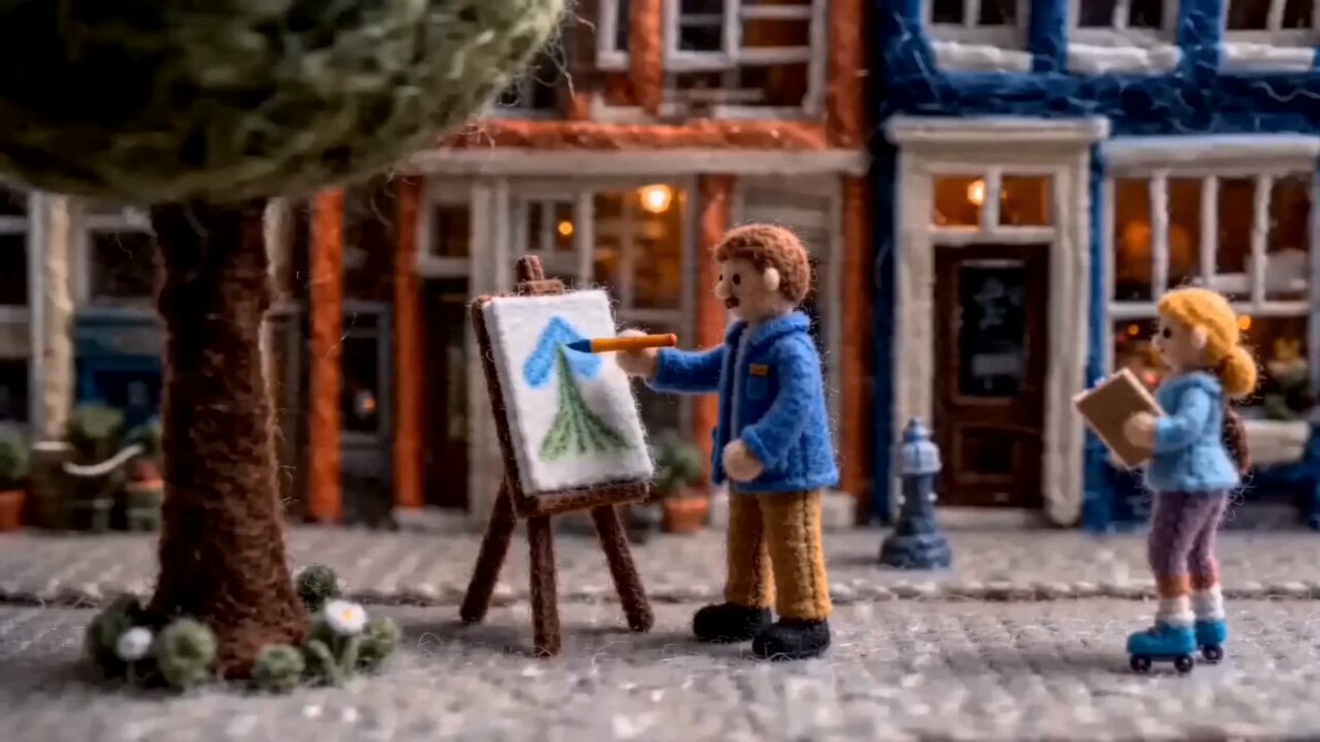 絵画のシネマティックなクローズアップ