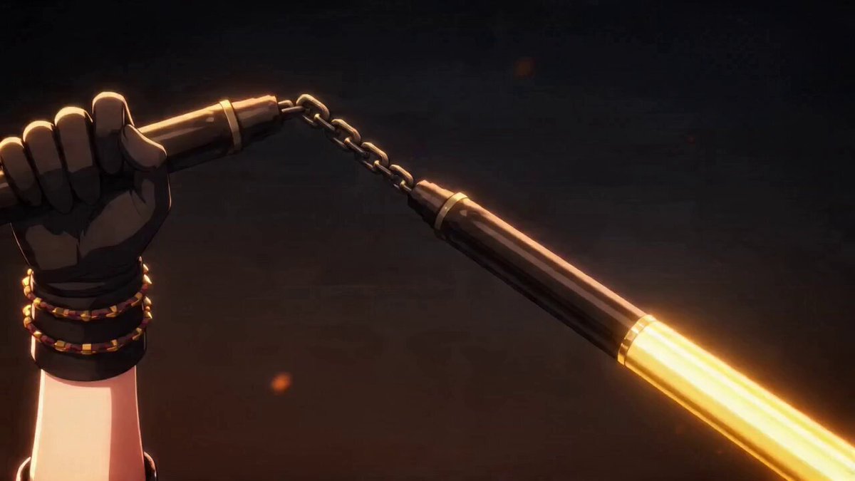 Goldenes Nunchaku-Action-Sequenz-Prompt für Seedance 2.0