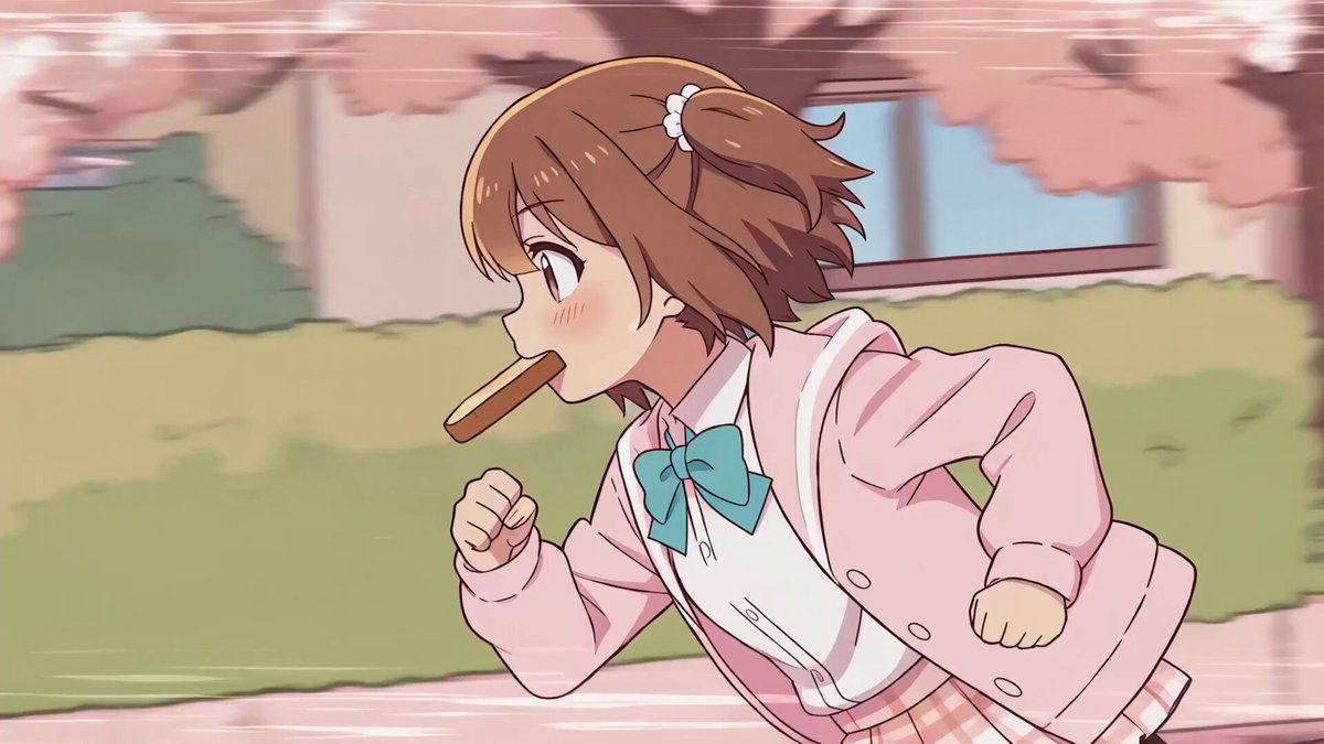 Prompt de parodia de anime: Llegando tarde a la escuela