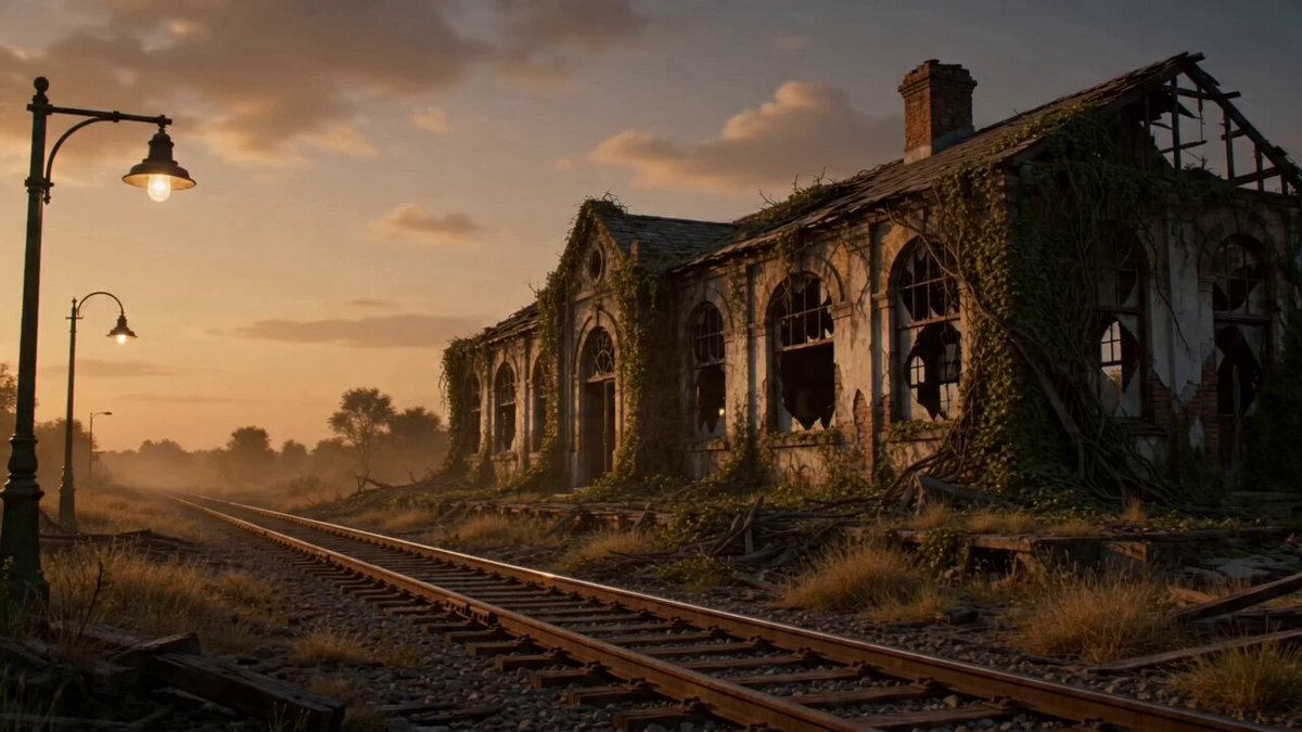 Prompt pour la reconstruction d'une gare abandonnée