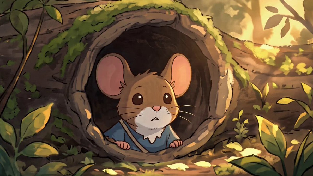 スタジオジブリ風アニメーションシーン