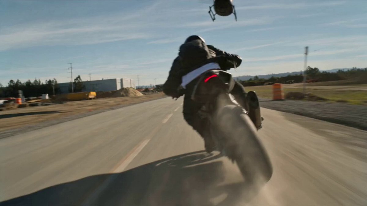 High-Speed Motorcycle Action