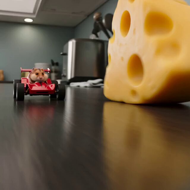 Hamster-Käse-Jagd