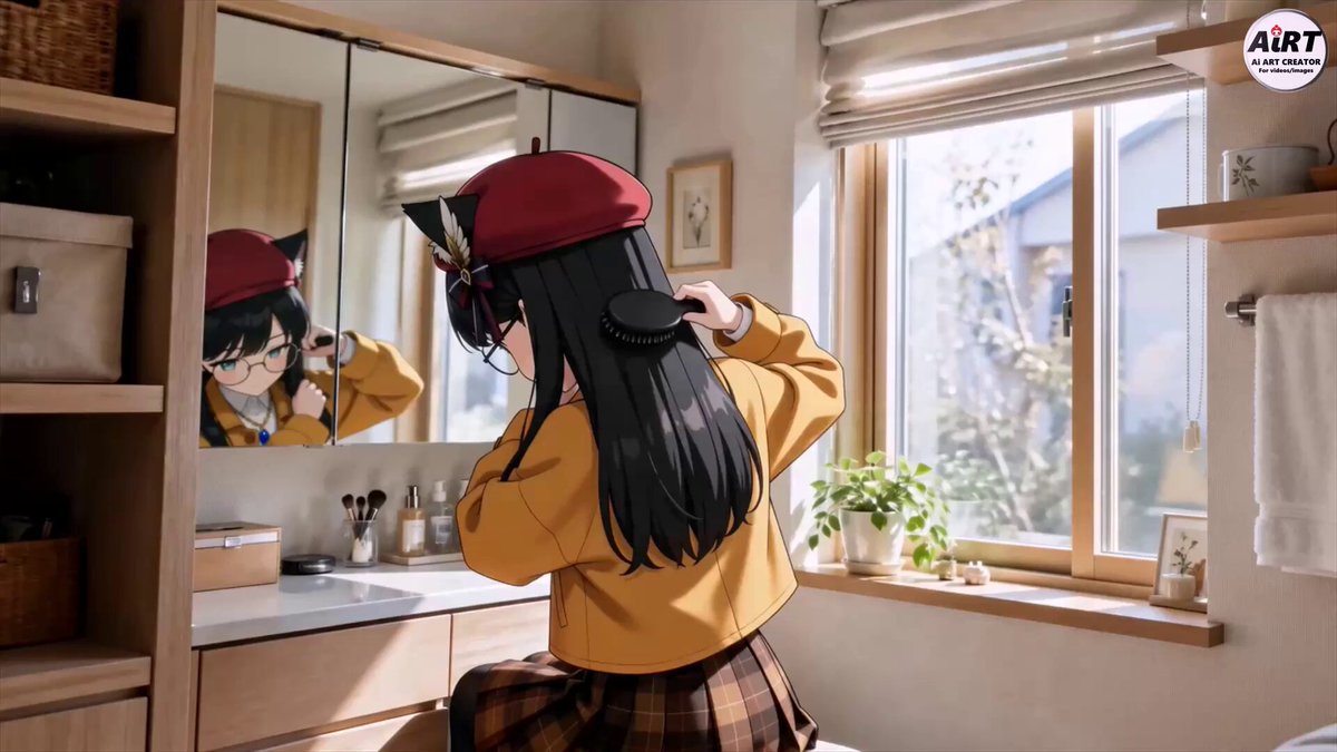 Anime-Charakter Make-up-Routine