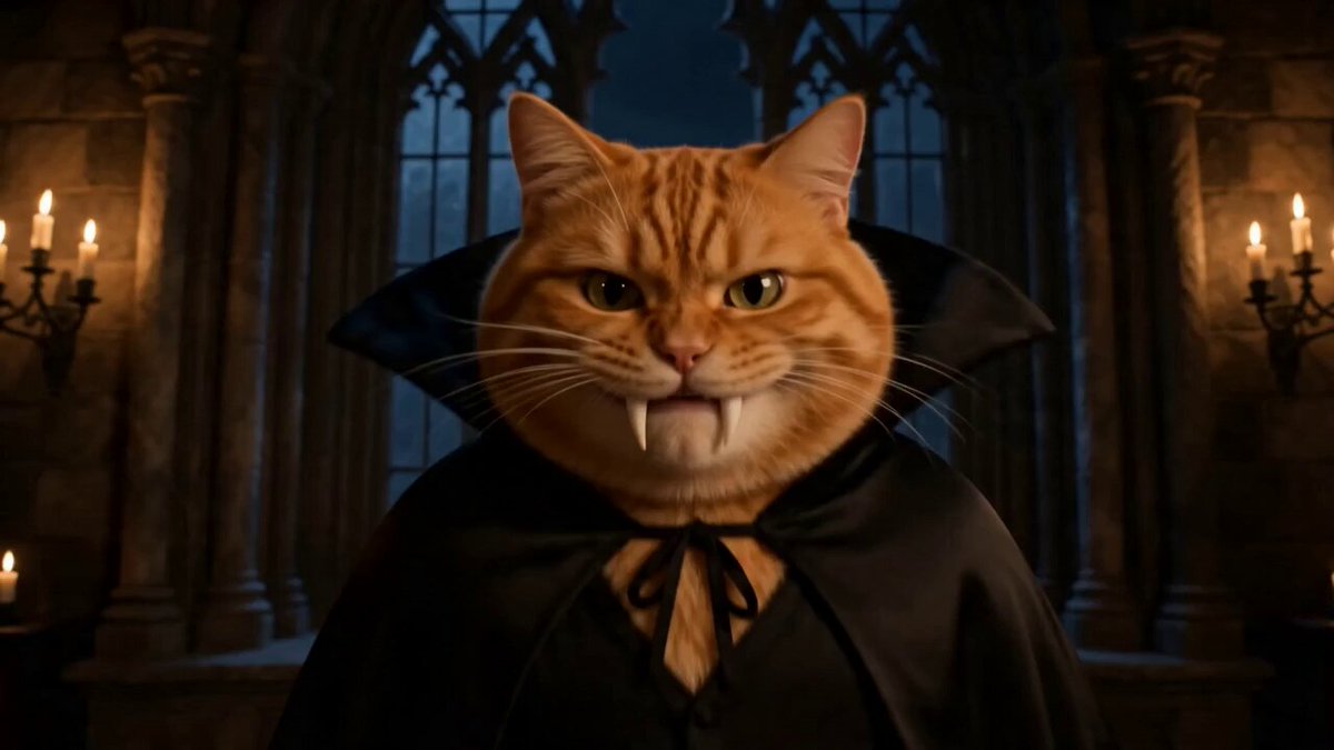 Vampire Cat Dark Comedy Sequence