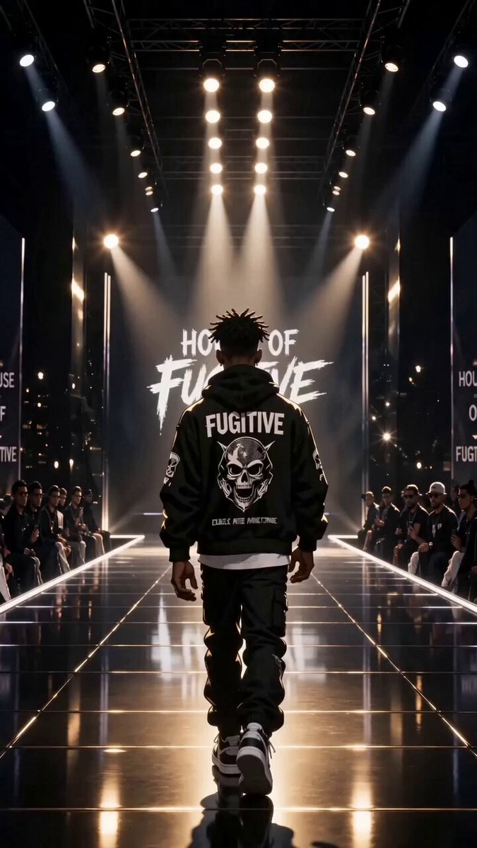 Film de défilé de mode streetwear de luxe