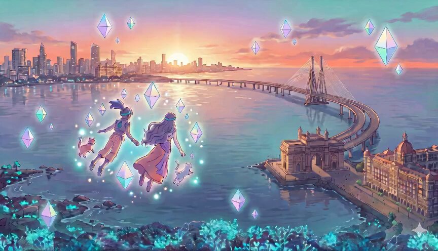 動畫女孩飛越孟買
