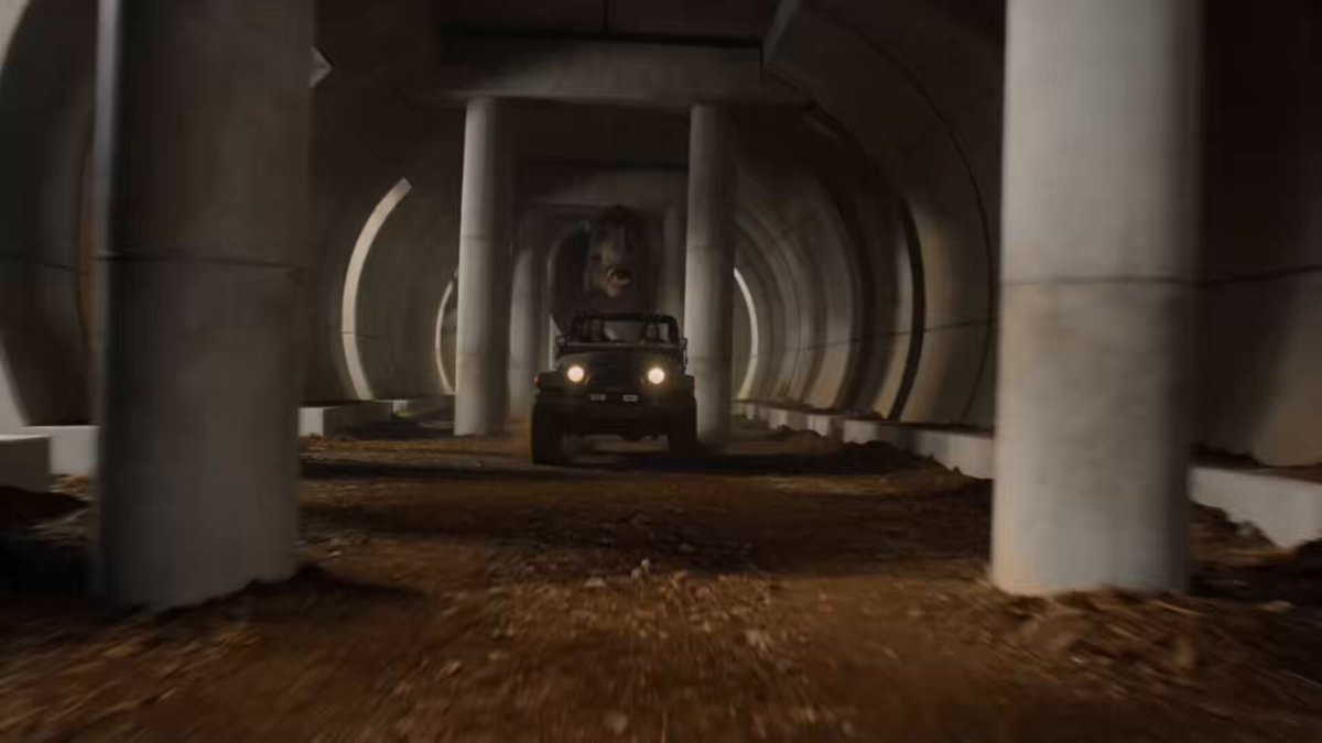 T-Rex Dschungeltunnel-Verfolgungsjagd