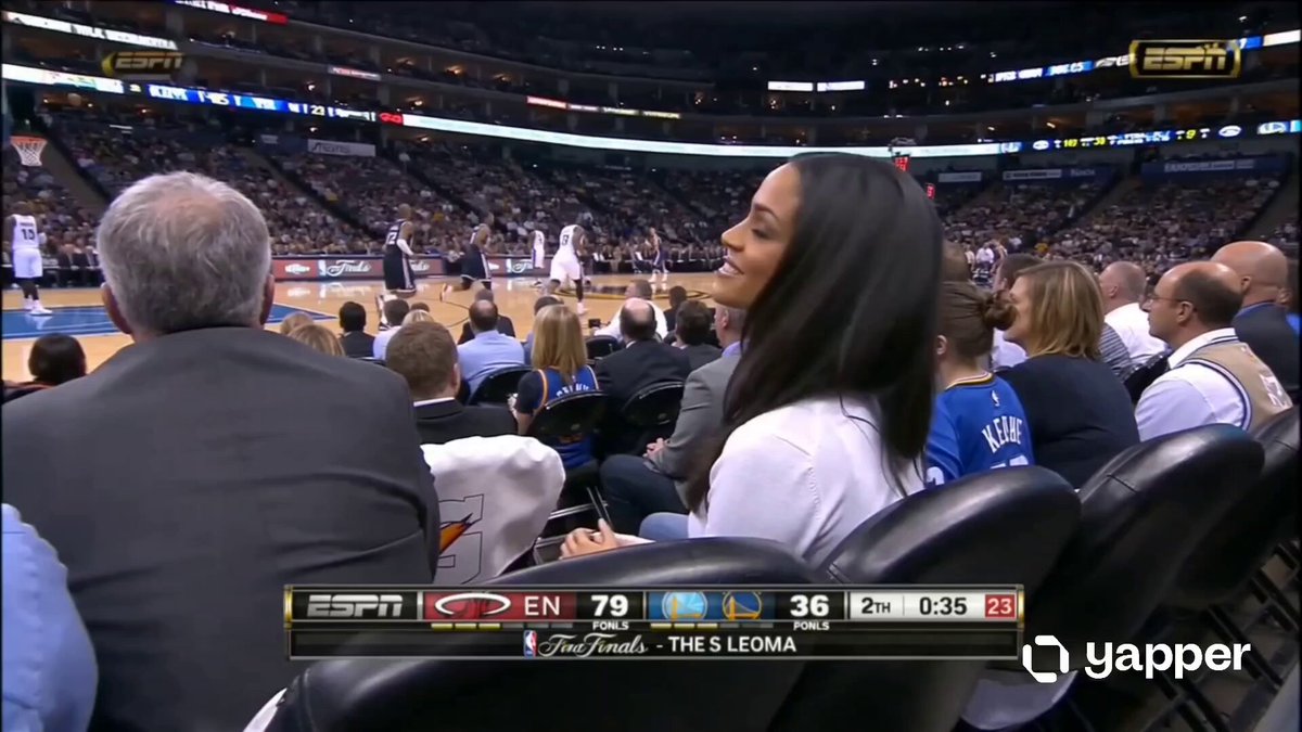 NBA Courtside Fan-Reaktion