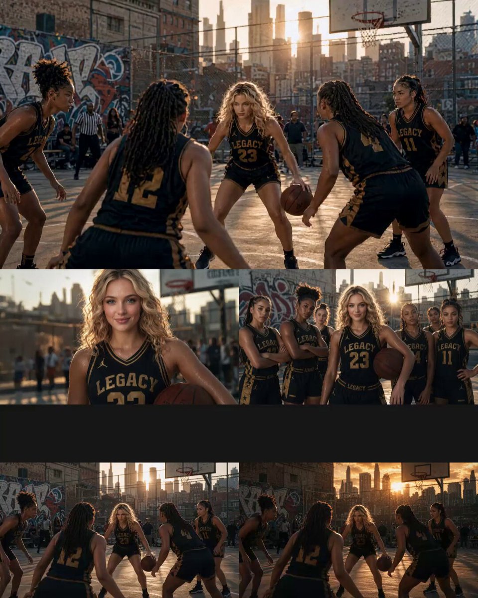 Cinematic Basketball Movie Sequence