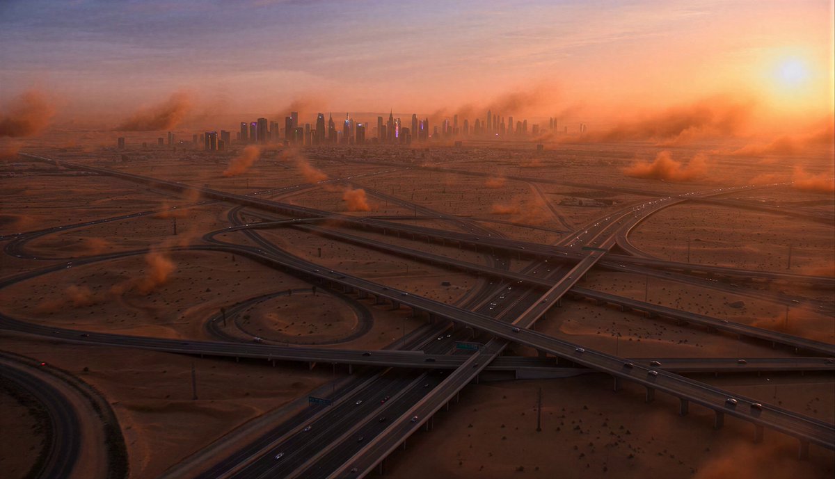 Megacity Moving Black Wall Thriller