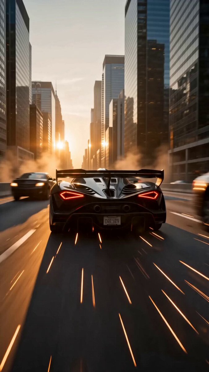 大片超級跑車追車