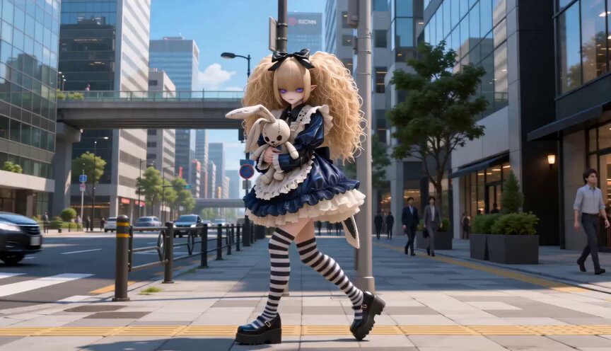 Walking-Animation mit Charakterwechsel