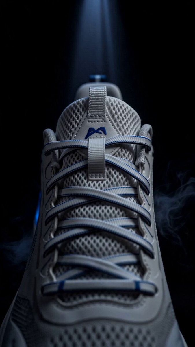 Blue Sports Shoe Product Commercial Shots