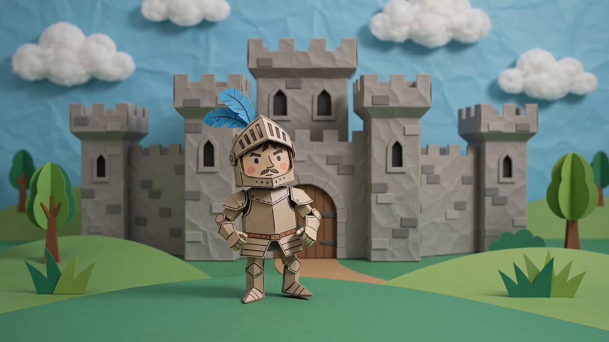 Papercraft Style Story