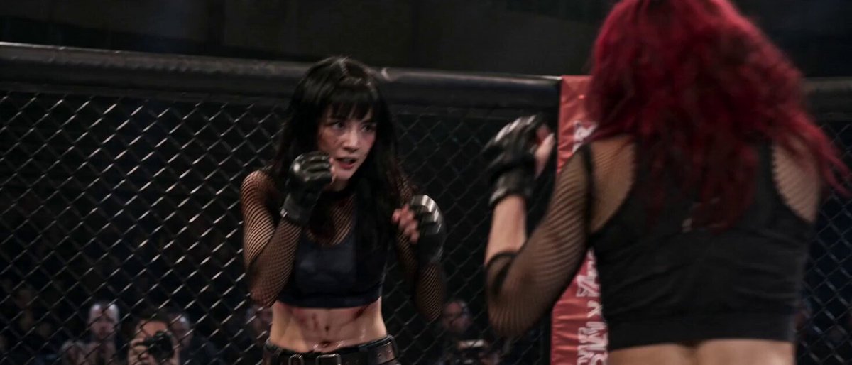 Filmreife MMA-Kampfszene