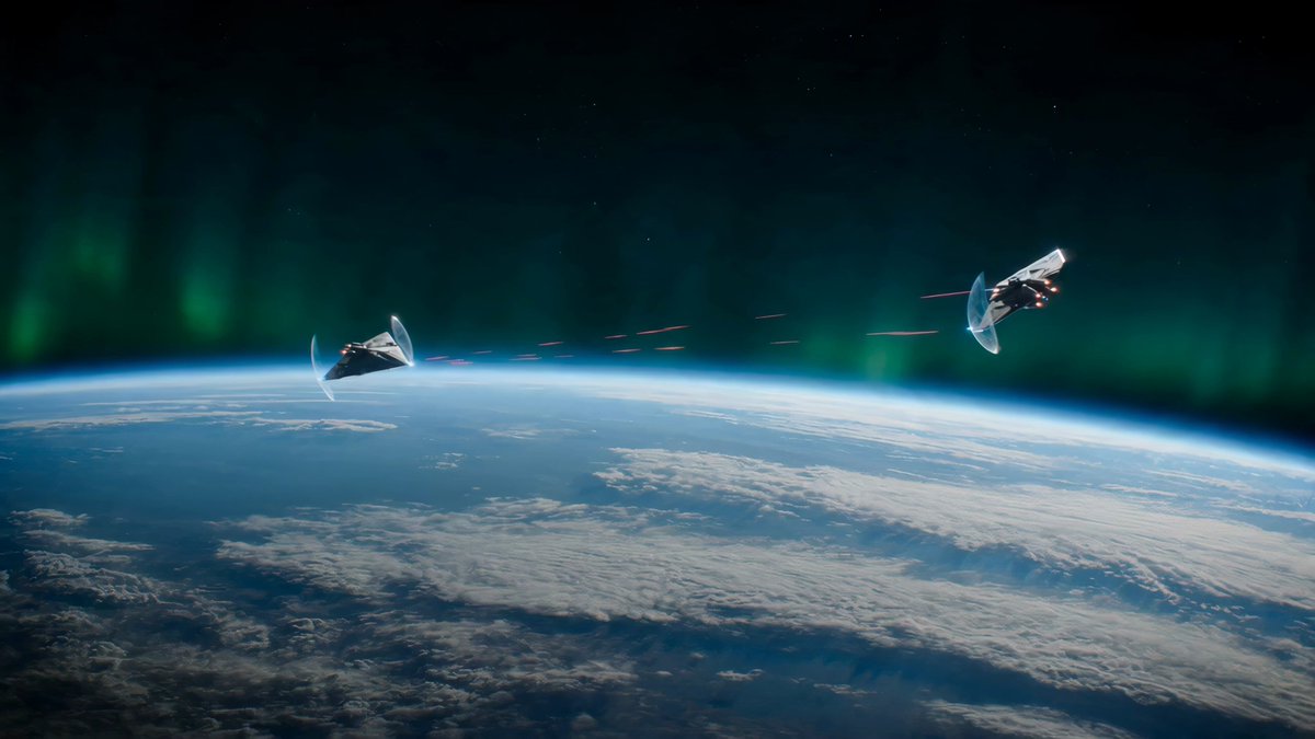 Alien Spacecraft Orbital Duel