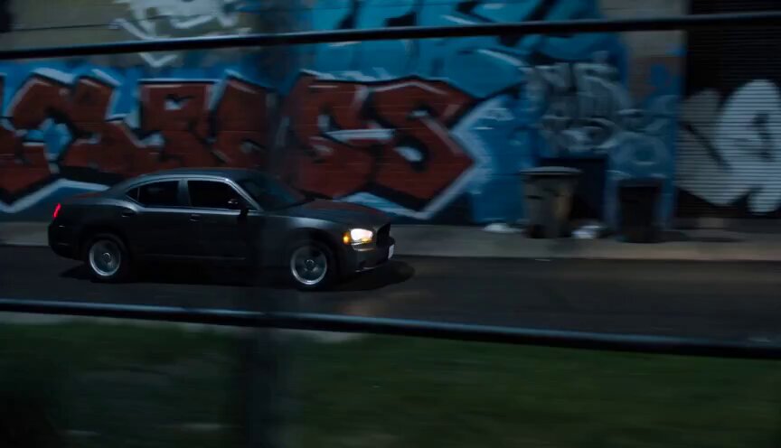Gritty Night Alleyway Getaway Car
