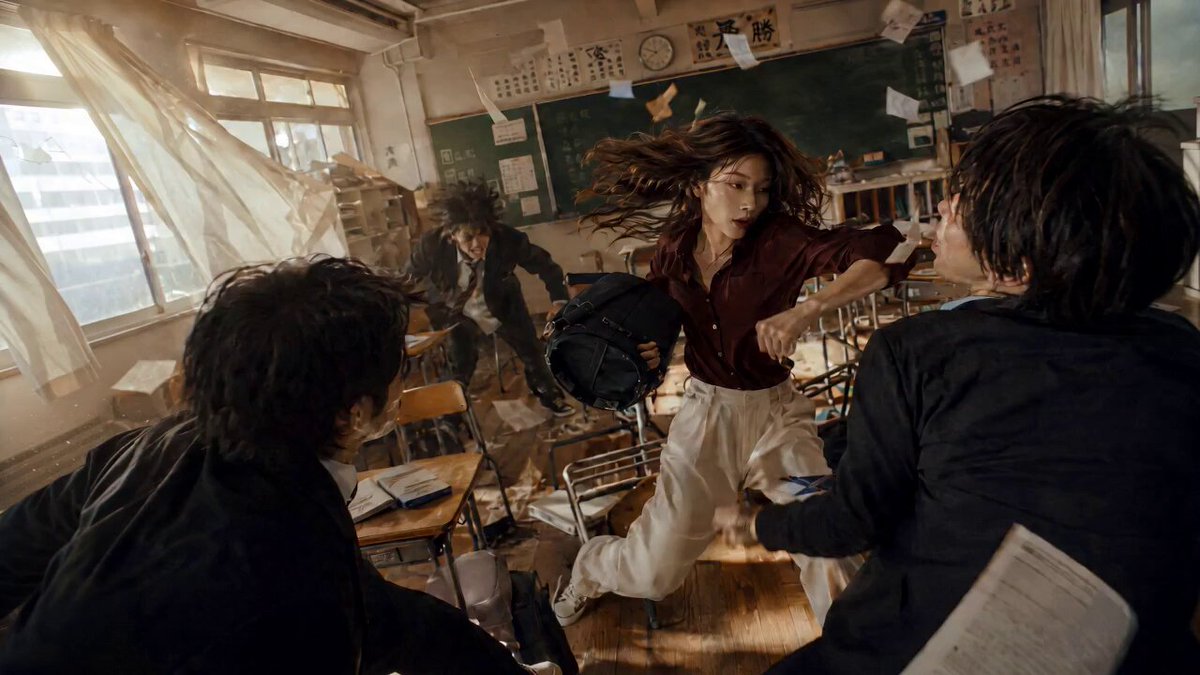 Martial-Arts-One-Shot im Klassenzimmer