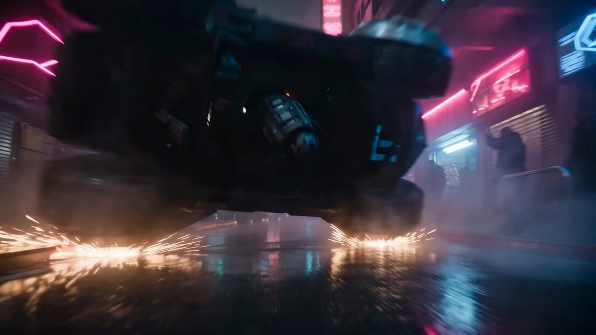 Bounty Hunter Neon Action Sequence