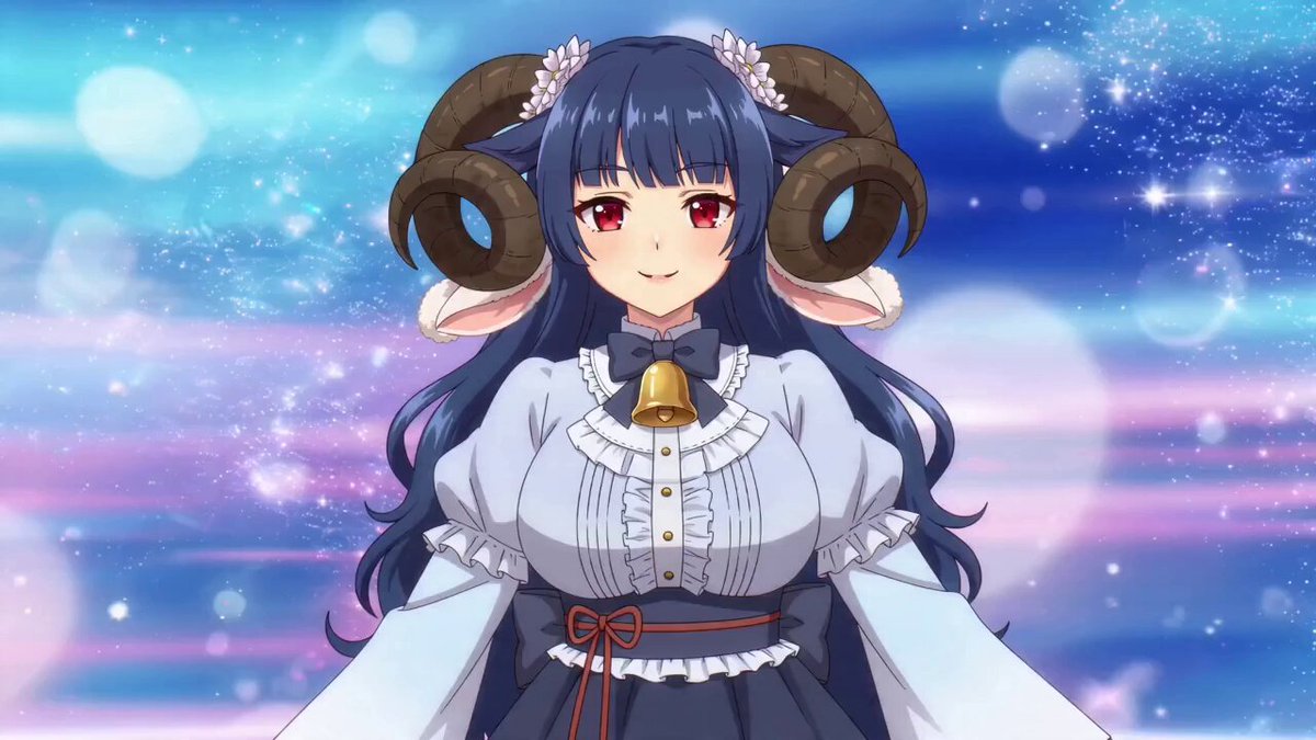アニメ魔法少女の変身シーン