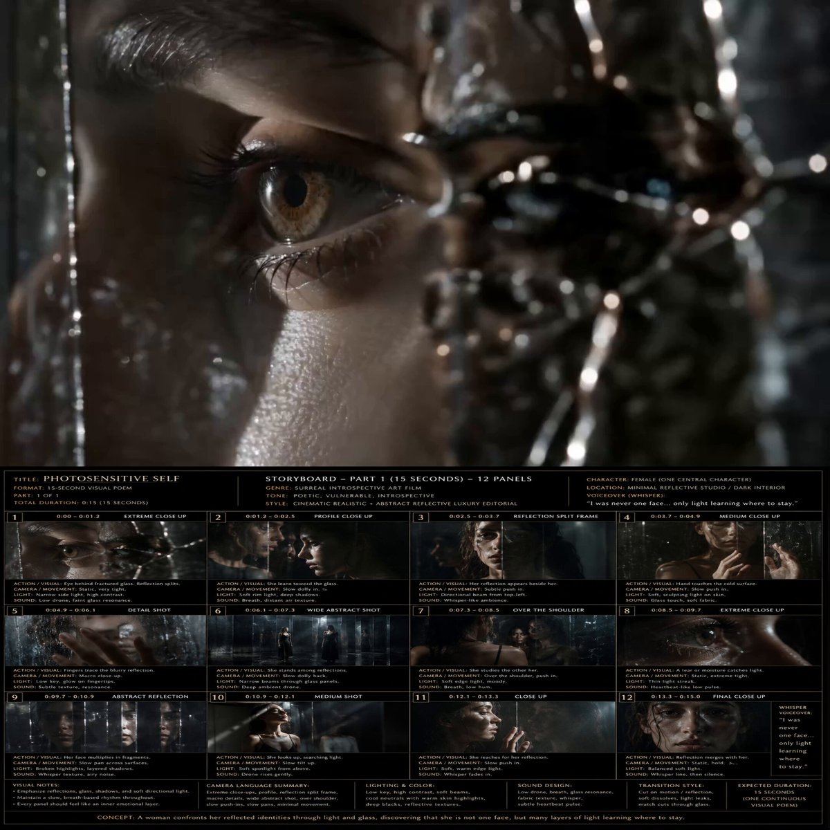 Introspektiver surrealer Kunstfilm