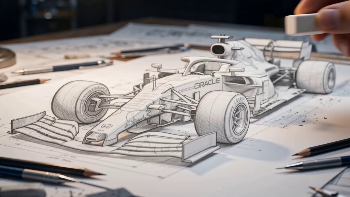 F1 賽車素描變身