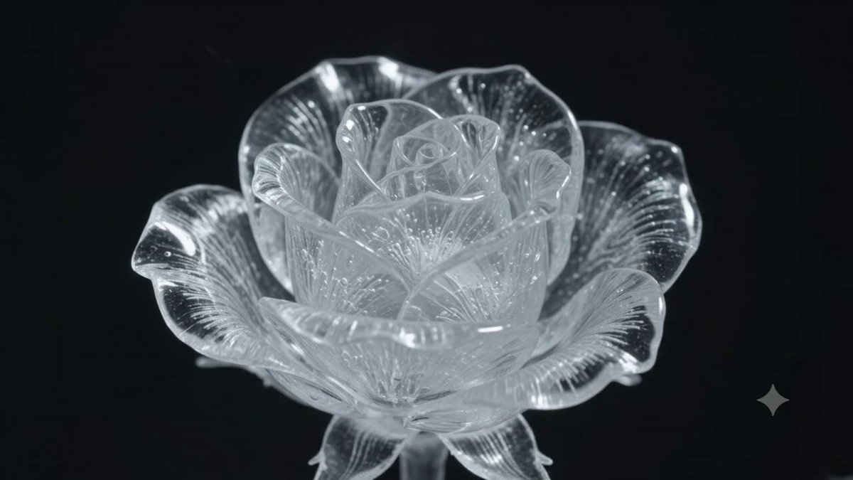 Crystal Ice Rose ASMR