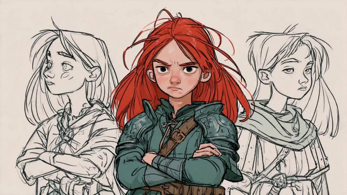 Animation de personnages esquissés en train de se disputer