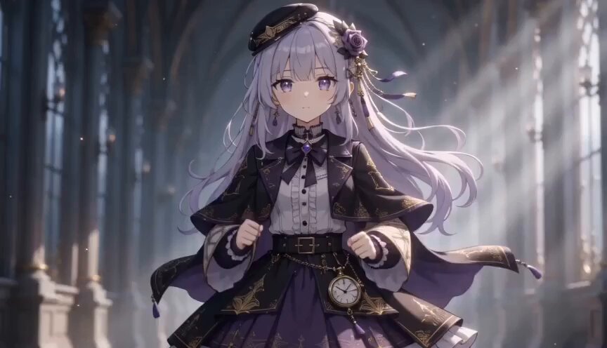 Gothic-Lolita-Charakter: Lauf-Loop