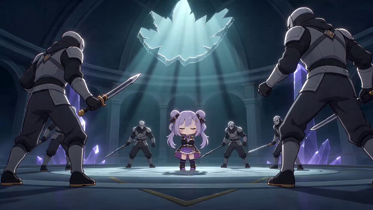 Filmreife Anime-Actionsequenz