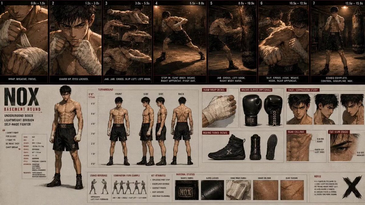 Boxing Gym Character Reference