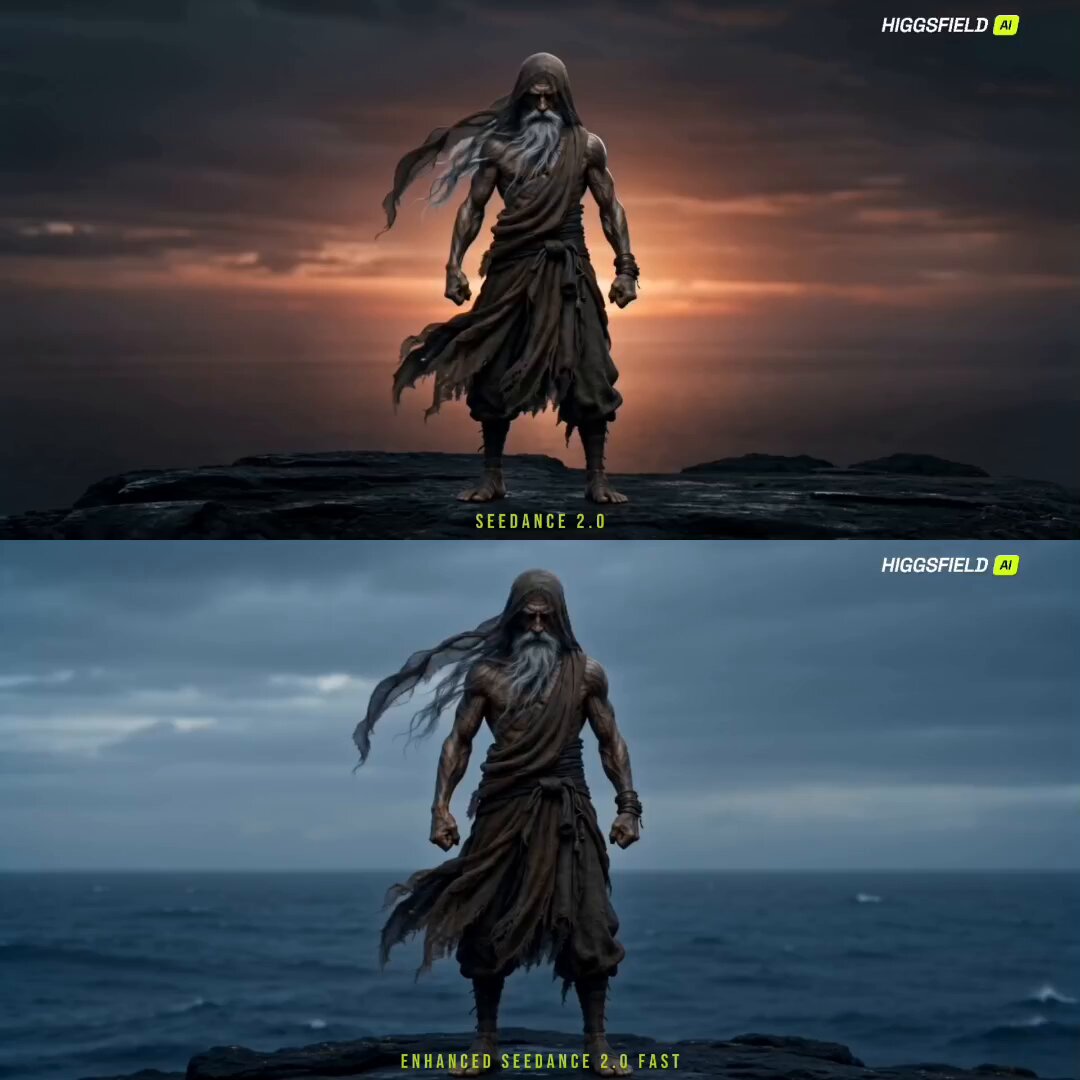 Cinematic Sorcerer vs. Leviathan Multi-Shot-Sequenz