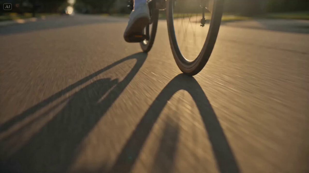 Cinematische Fahrradtour zur Goldenen Stunde