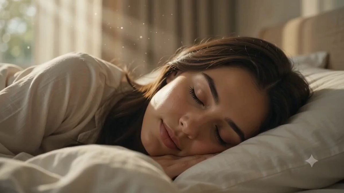 Friedliche Morgenroutine im Schlafzimmer
