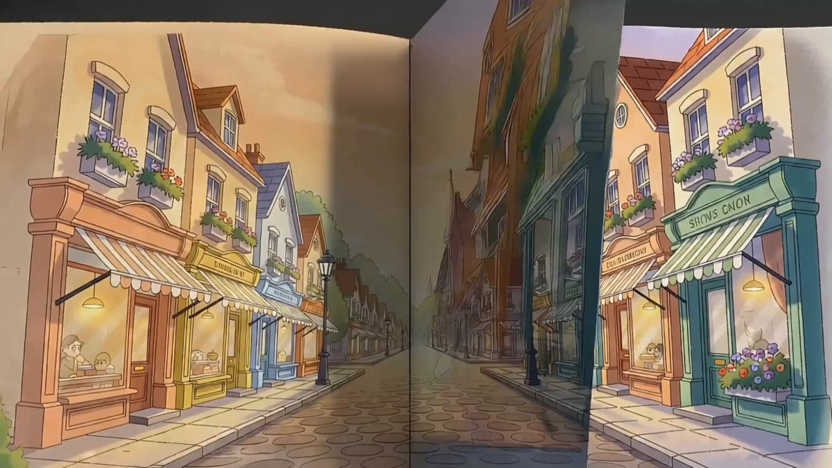 Superhelden-Animation im Bilderbuch-Stil