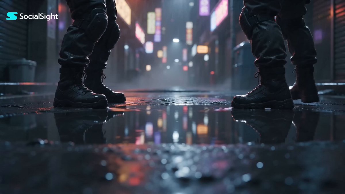Cyberpunk Tokyo Alley Kampfsequenz