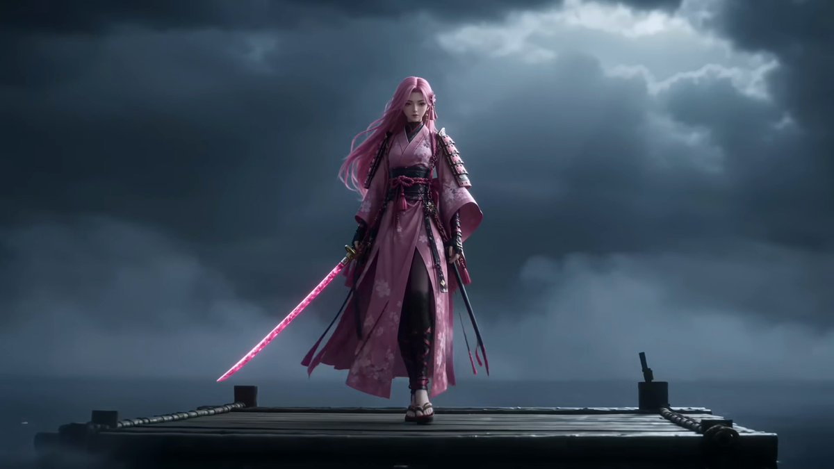 Duel de samouraïs sur un lac sombre
