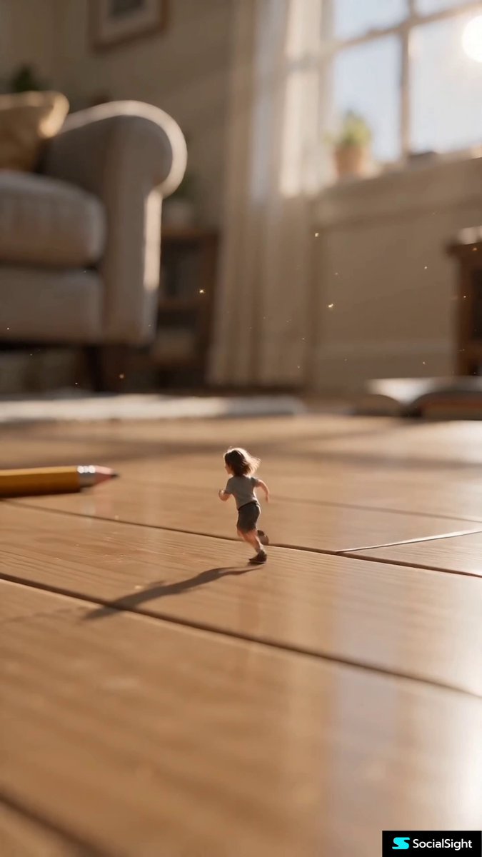 Filmische Miniatur-Katzenjagd
