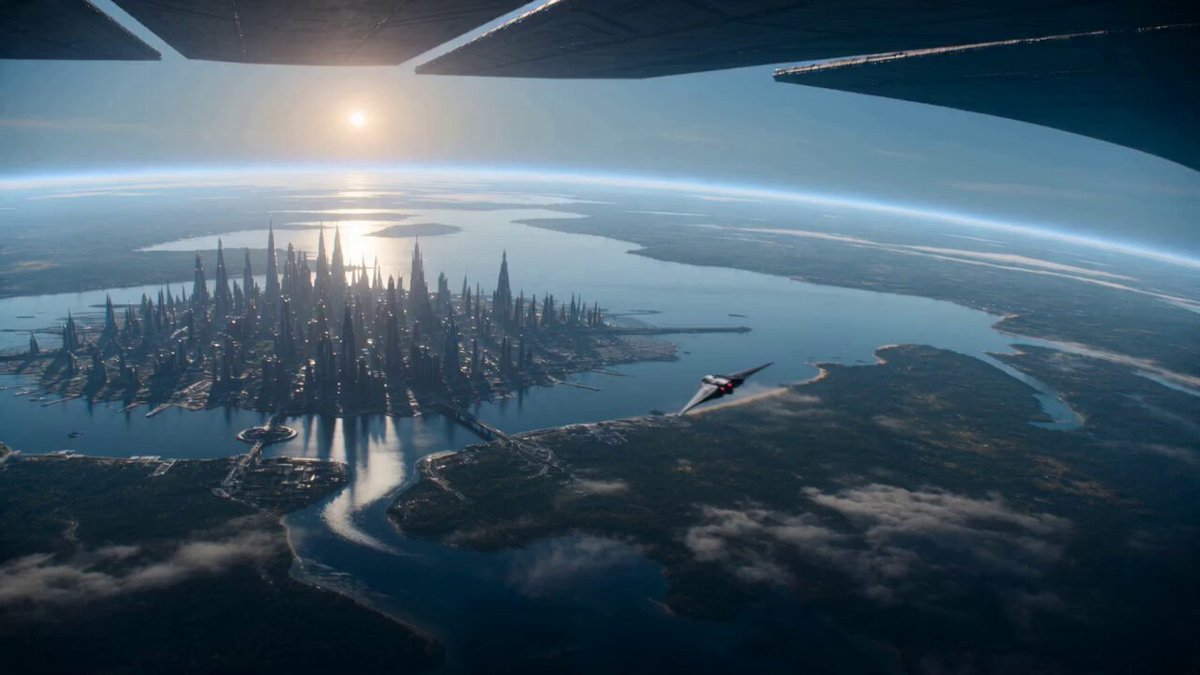Sci-Fi-Sequenz zur planetaren Verteidigung
