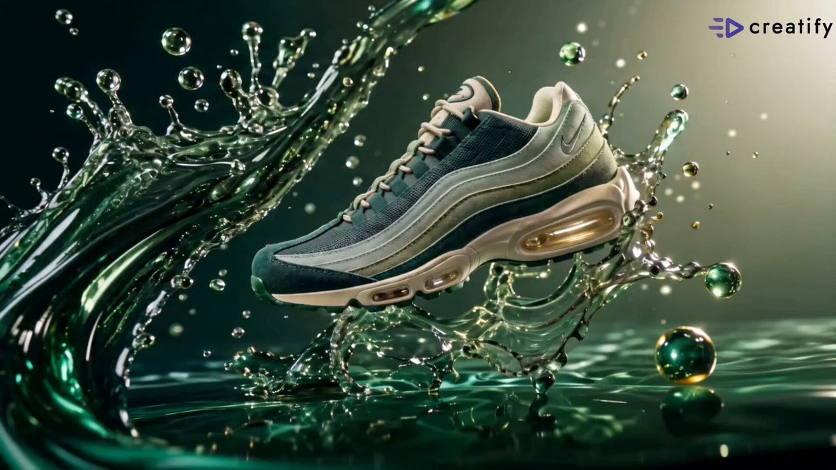 Emerald Aurora Nike Fashion-Kampagne