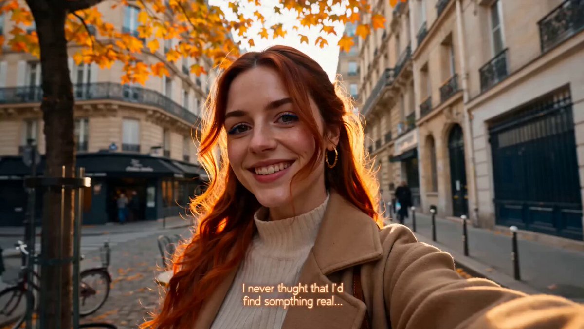 Herbstlicher Paris-Vlog Walking-Selfie