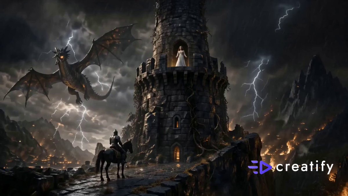 Fantasy-Werbespot mit Ritter und Prinzessin